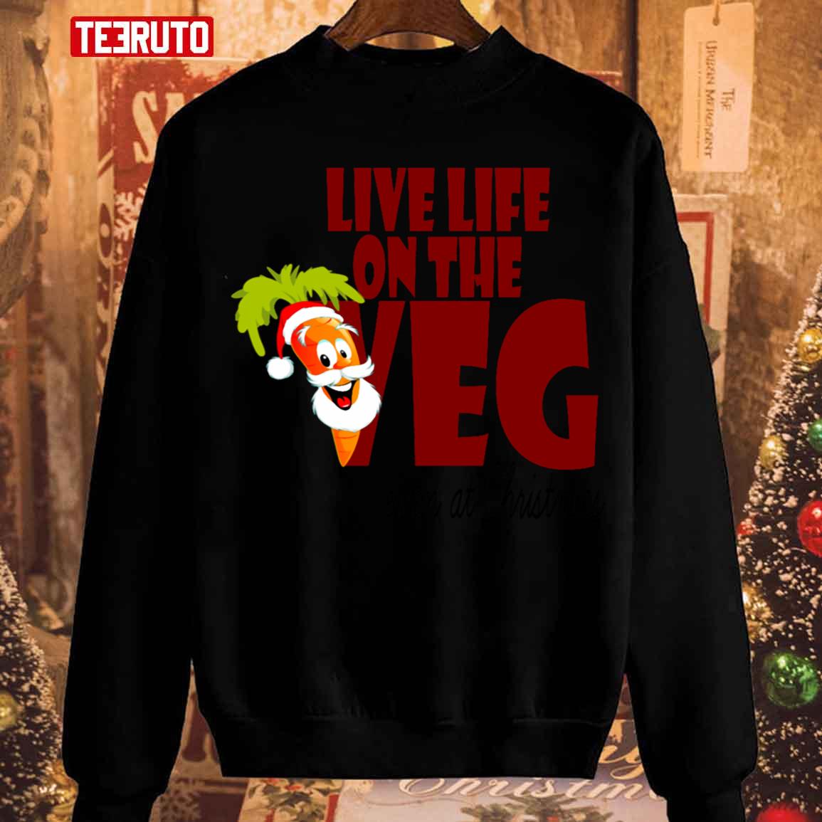 Vegan Christmas Vintage Sweatshirt