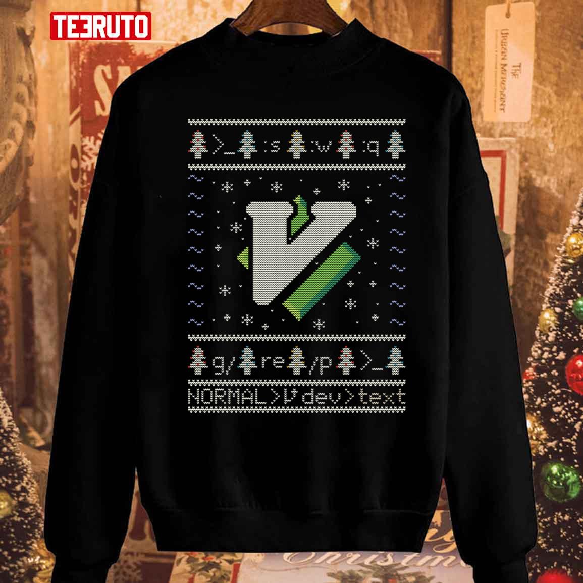 Vim Christmas Logo Sweatshirt