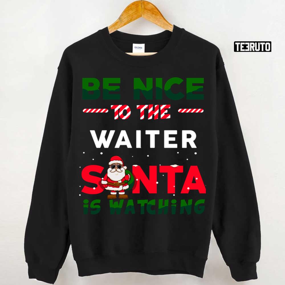 Waiter Christmas Vintage Sweatshirt