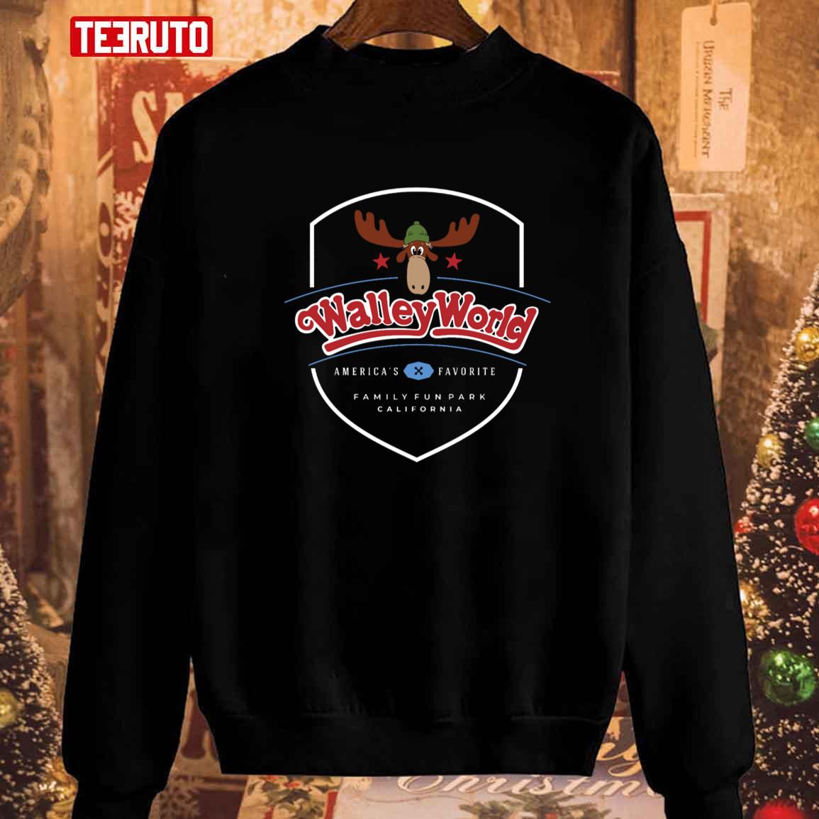 Walley World Modern Vintage Logo Christmas Sweatshirt