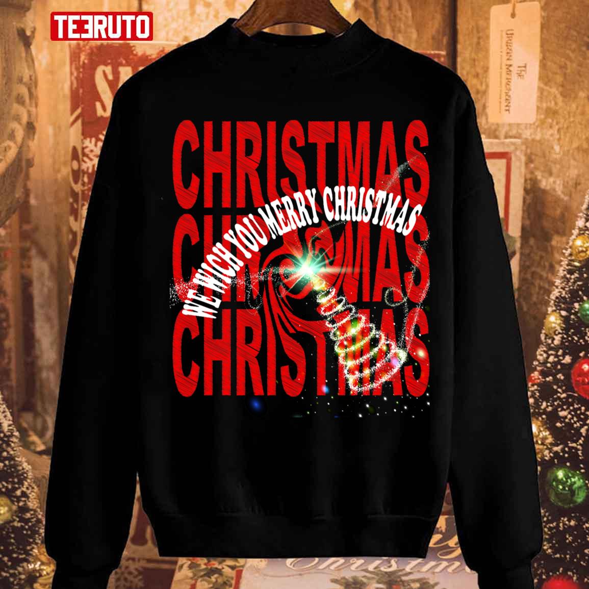 We Wish You Merry Christmas 2023 Unisex Sweatshirt