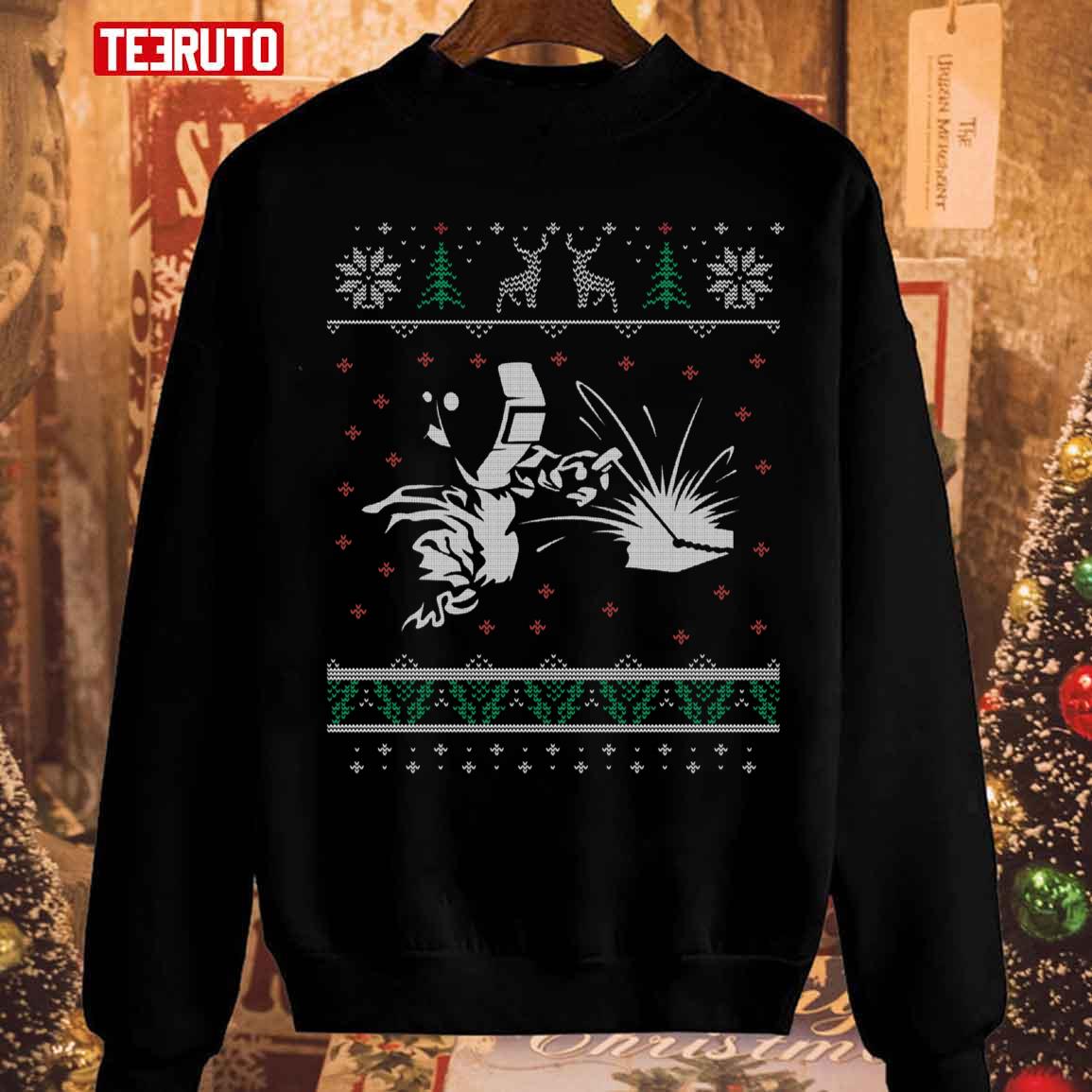 Welding Welders Christmas Sweatshirt