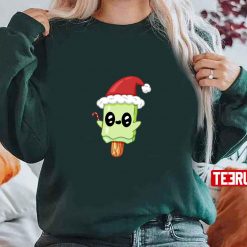 White Christmas Aesthetic Ice Cream Popsicle Unisex Sweatshirt