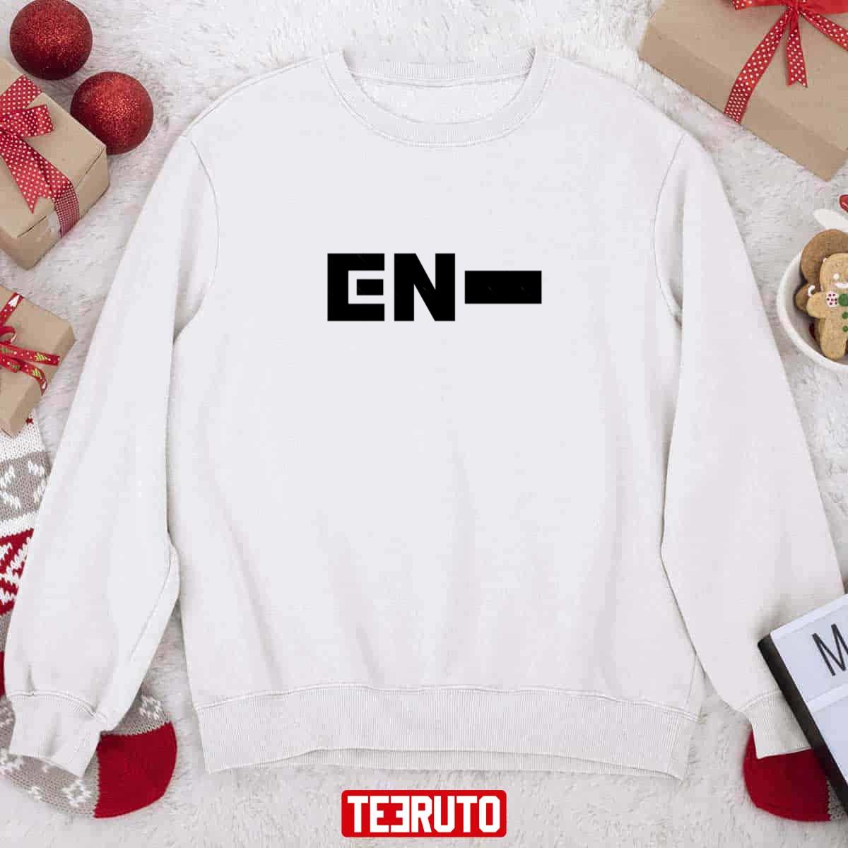 Whitelogo Korean En Band Unisex Sweatshirt
