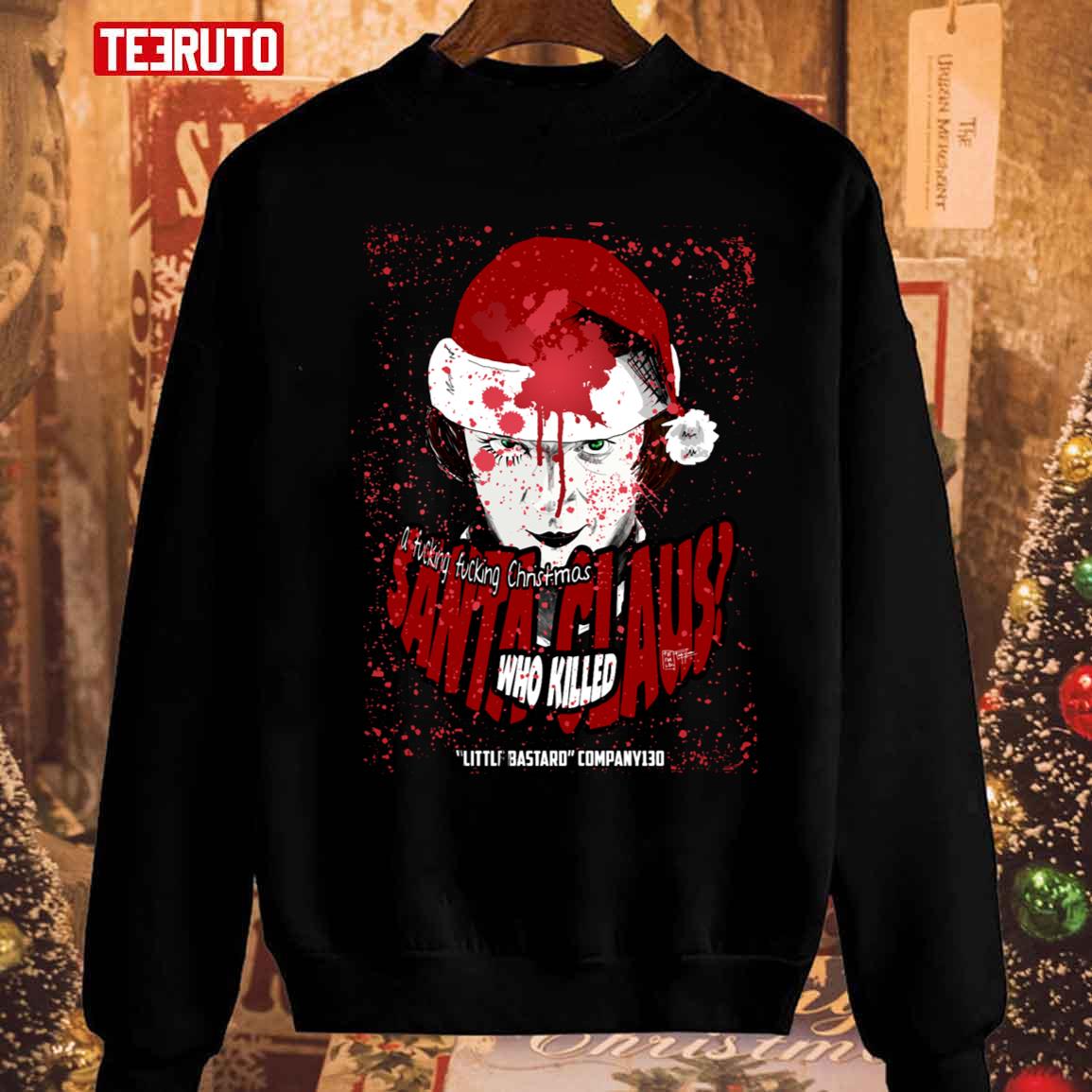 Who Killed Santa Claus Christmas 2023 Unisex Sweatshirt