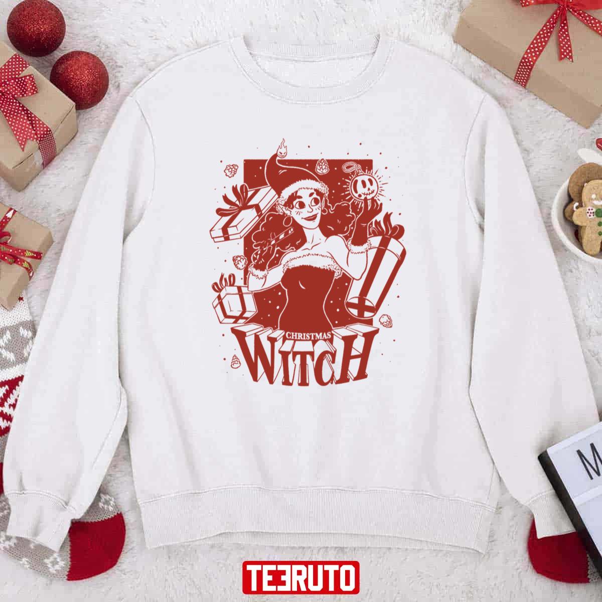 Witch Red Christmas Unisex Sweatshirt