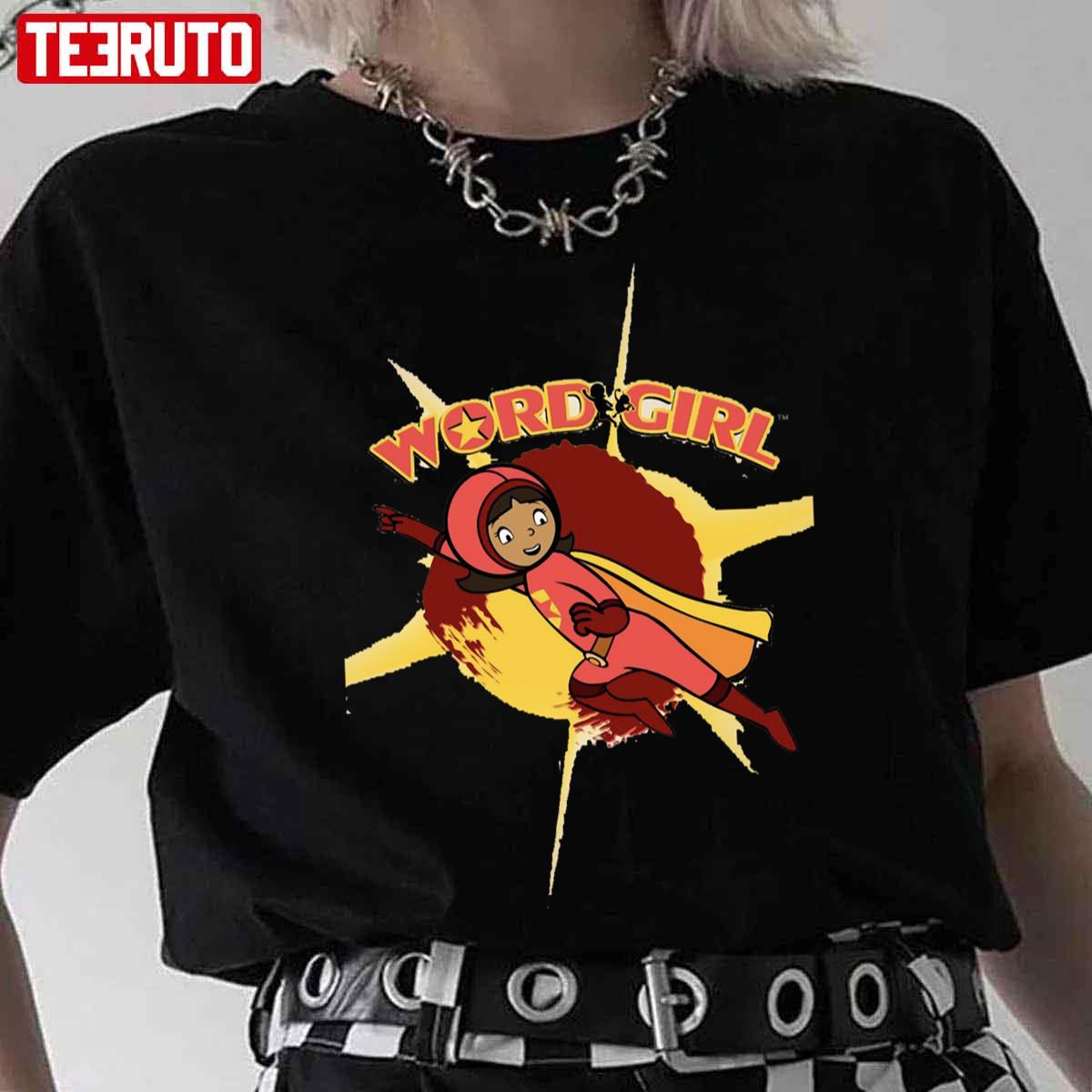 Wordgirl The Cartoon Supergirl Unisex T-Shirt