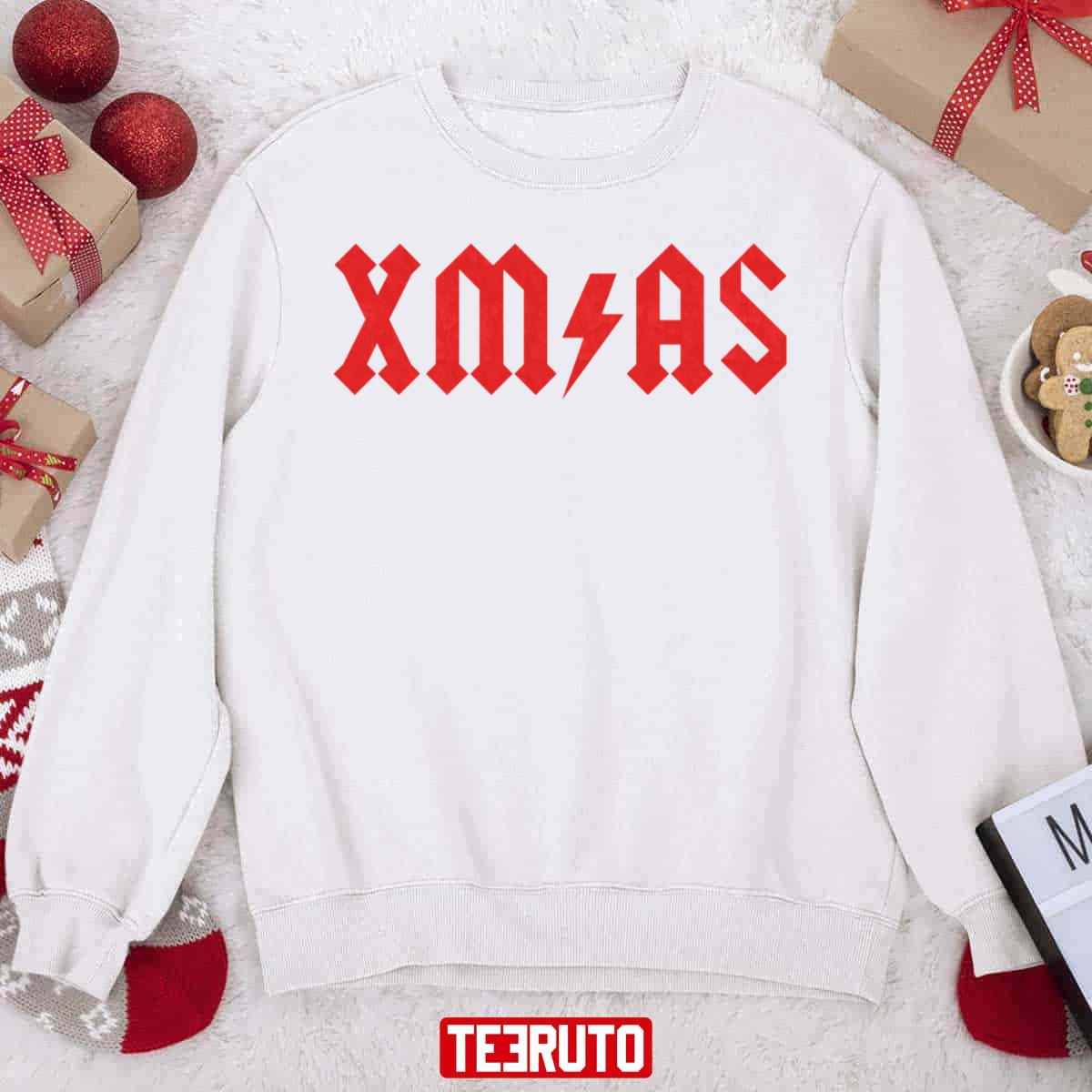 Xmas Cool Rock Music Christmas Design Sweatshirt