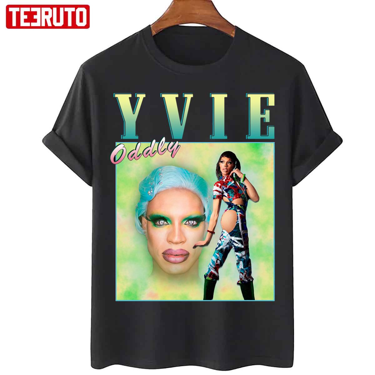 Yvie Oddly Collage Green Unisex T-Shirt