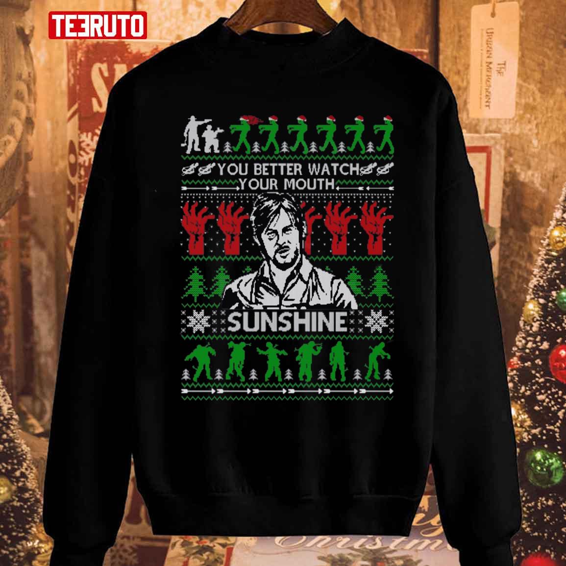 Zombie Christmas The Walking Dead Unisex Sweatshirt