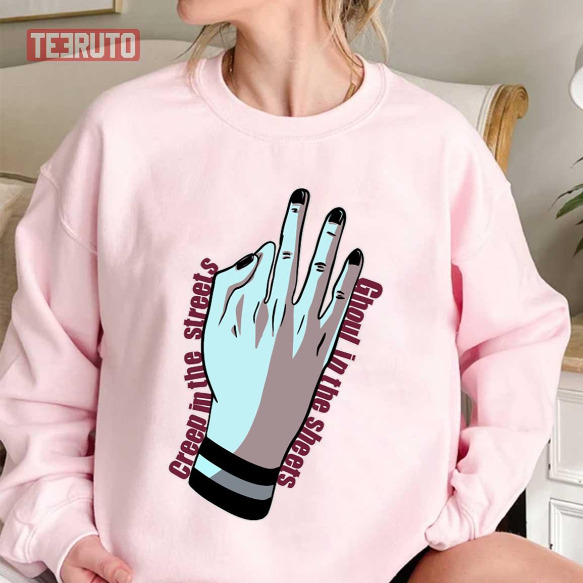 “ Creep In The Streets Ghoul In The Sheets” Tokyo Ghoul Anime Unisex Sweatshirt