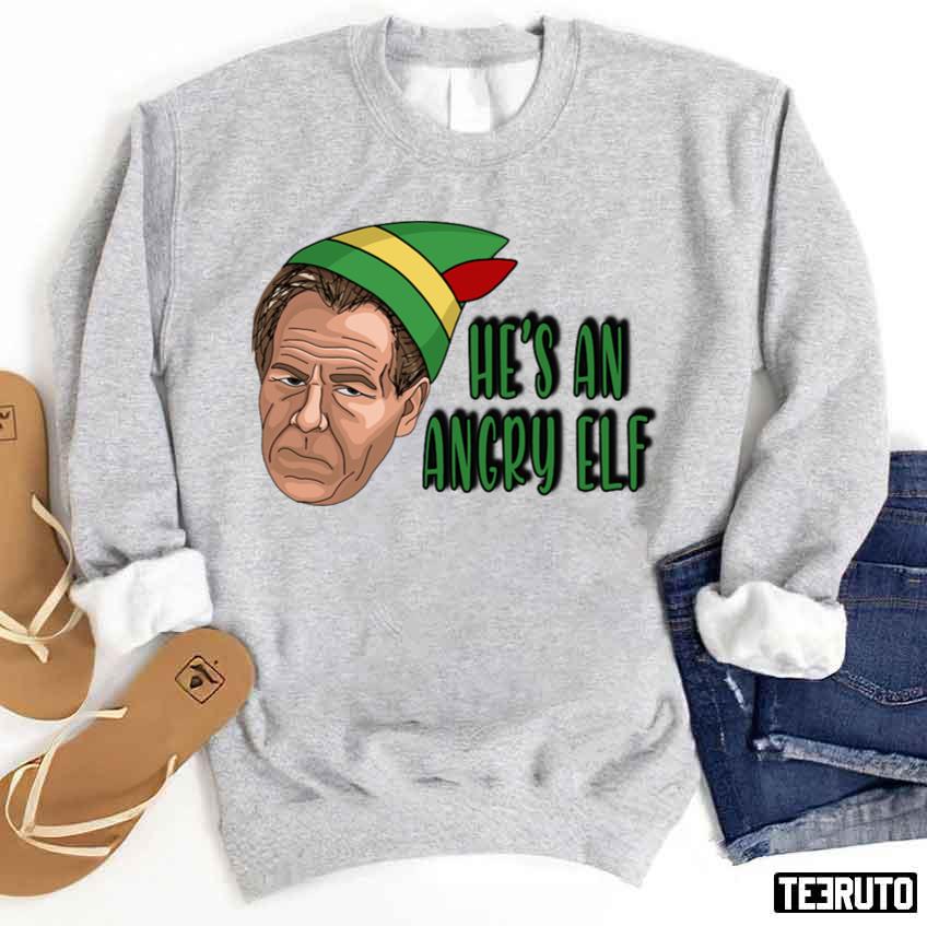 Angry Elf Christmas Unisex Sweatshirt