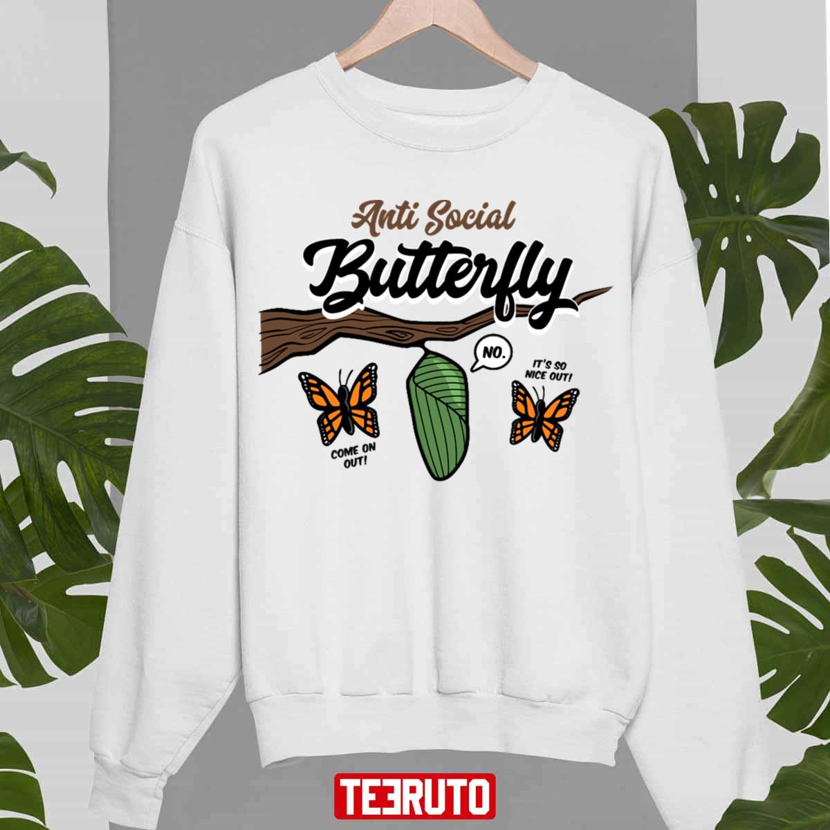 Anti Social Butterfly Unisex Sweatshirt
