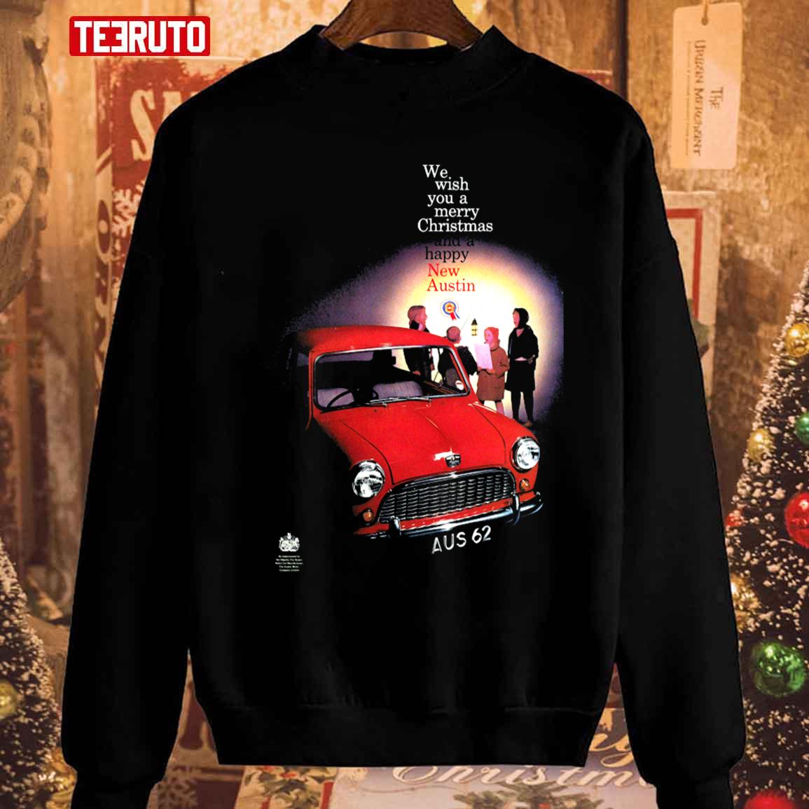 Austin Seven 1961 Christmas Advert Unisex Sweatshirt