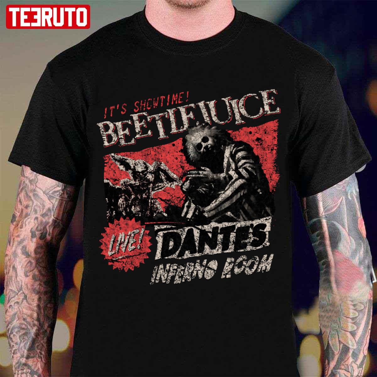 Beetlejuice 90s Distressed Christmas Unisex T-Shirt