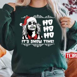 Beetlejuice Ho Ho Ho Christmas It’s Snow Time Unisex Sweatshirt
