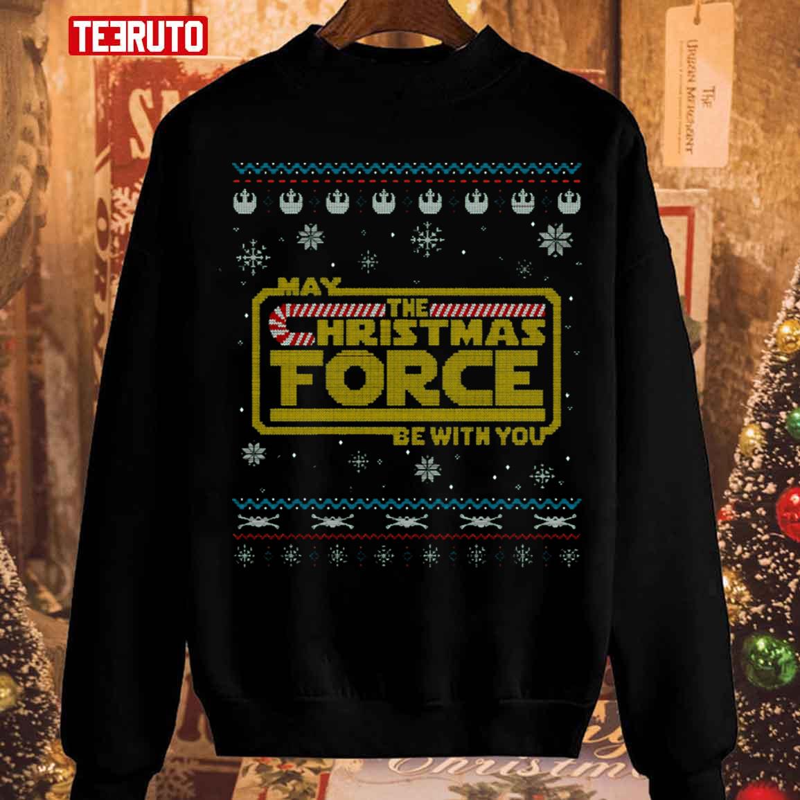 Christmas Force Geeky Christmas Star Wars Unisex Sweatshirt