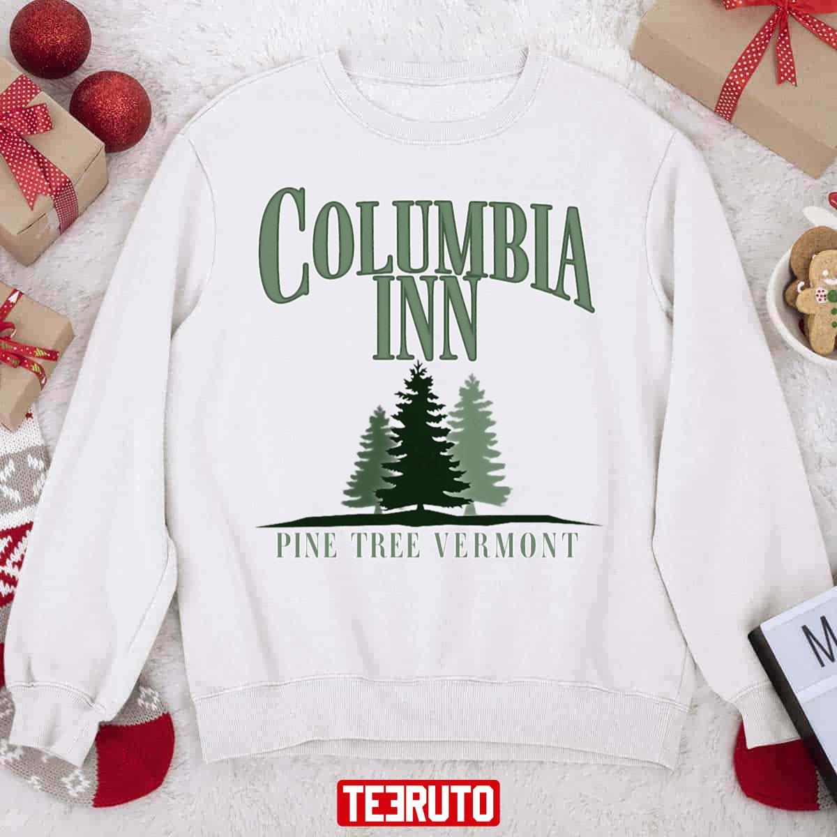Columbia Inn Pine Tree Vermont Bing Crosby Danny Kaye Christmas Unisex Sweatshirt