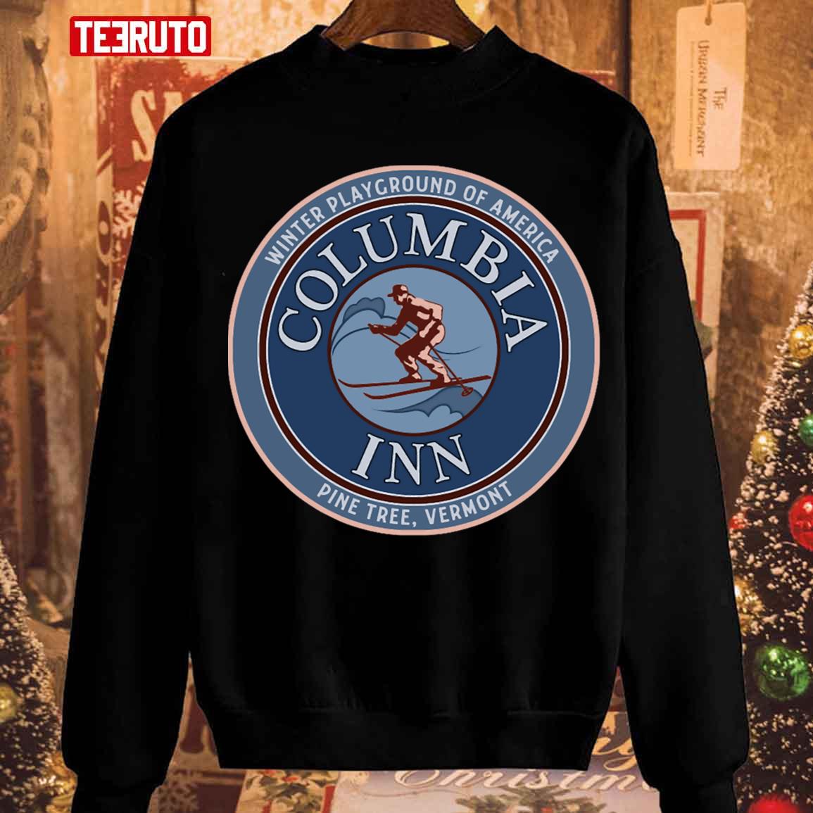 Columbia Inn Pine Tree Vermont Variant Unisex Sweatshirt