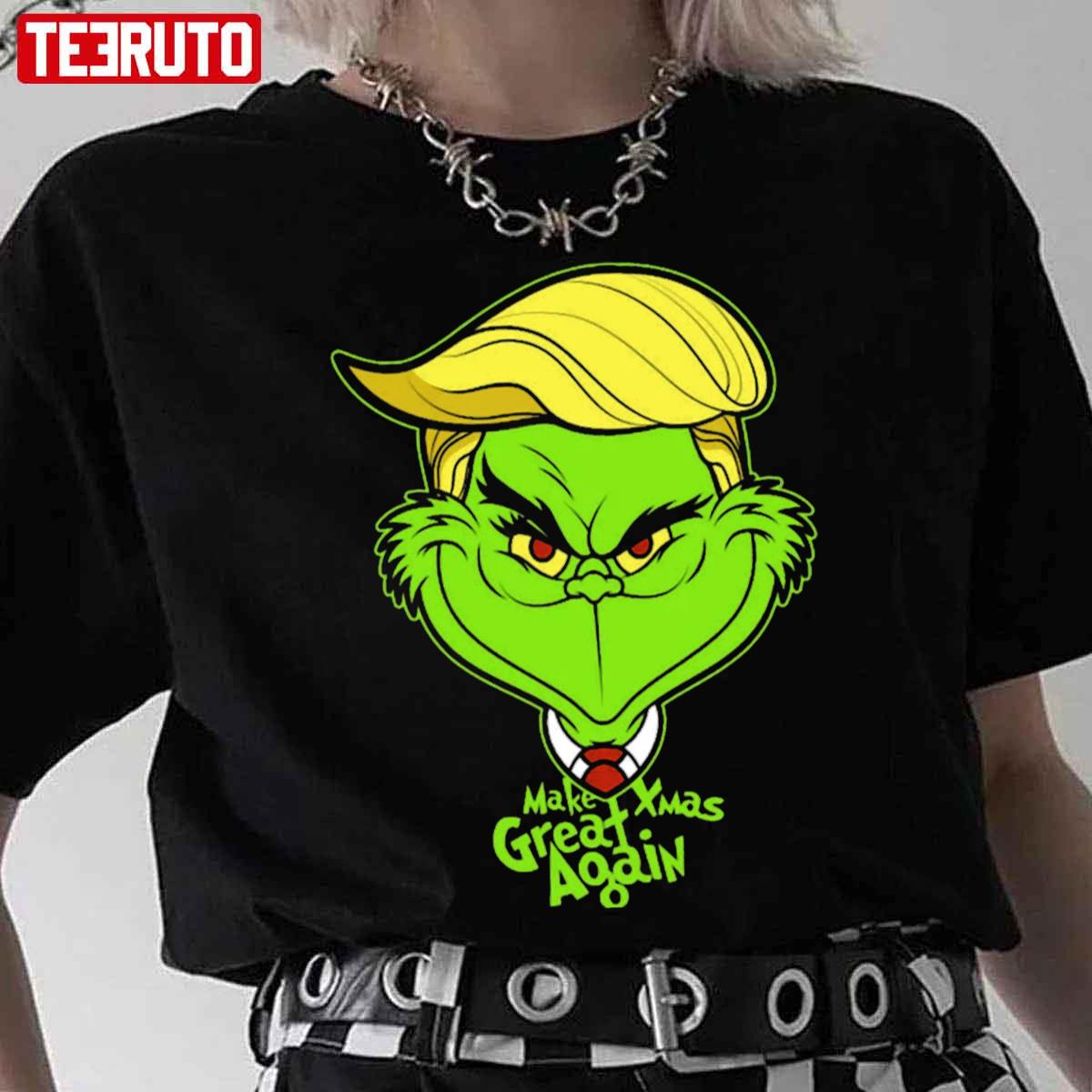 Donald Grinch Trump Christmas Unisex T-Shirt
