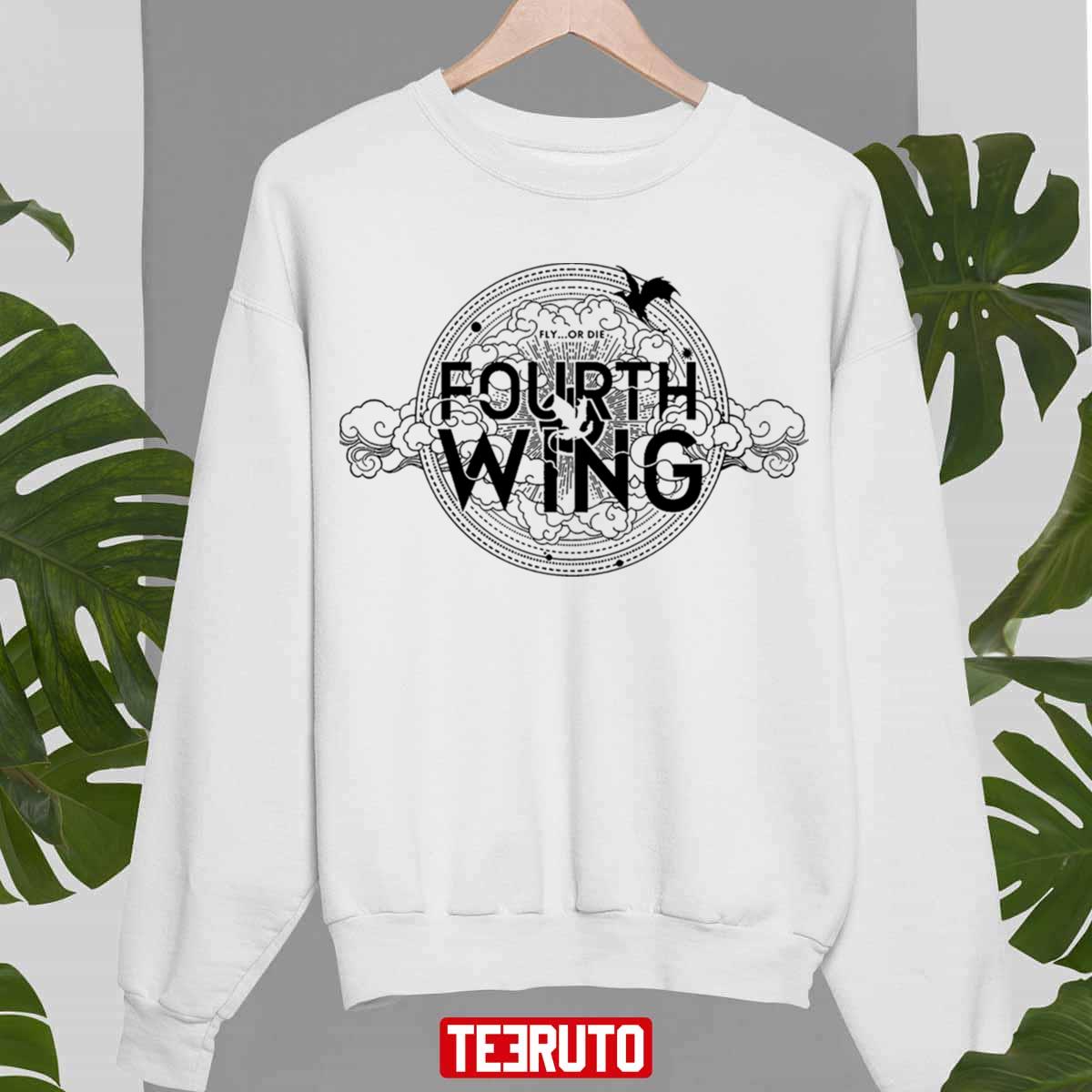 Fourth Wing Vintage Novel Art Unisex Sweatshirt - Teeruto