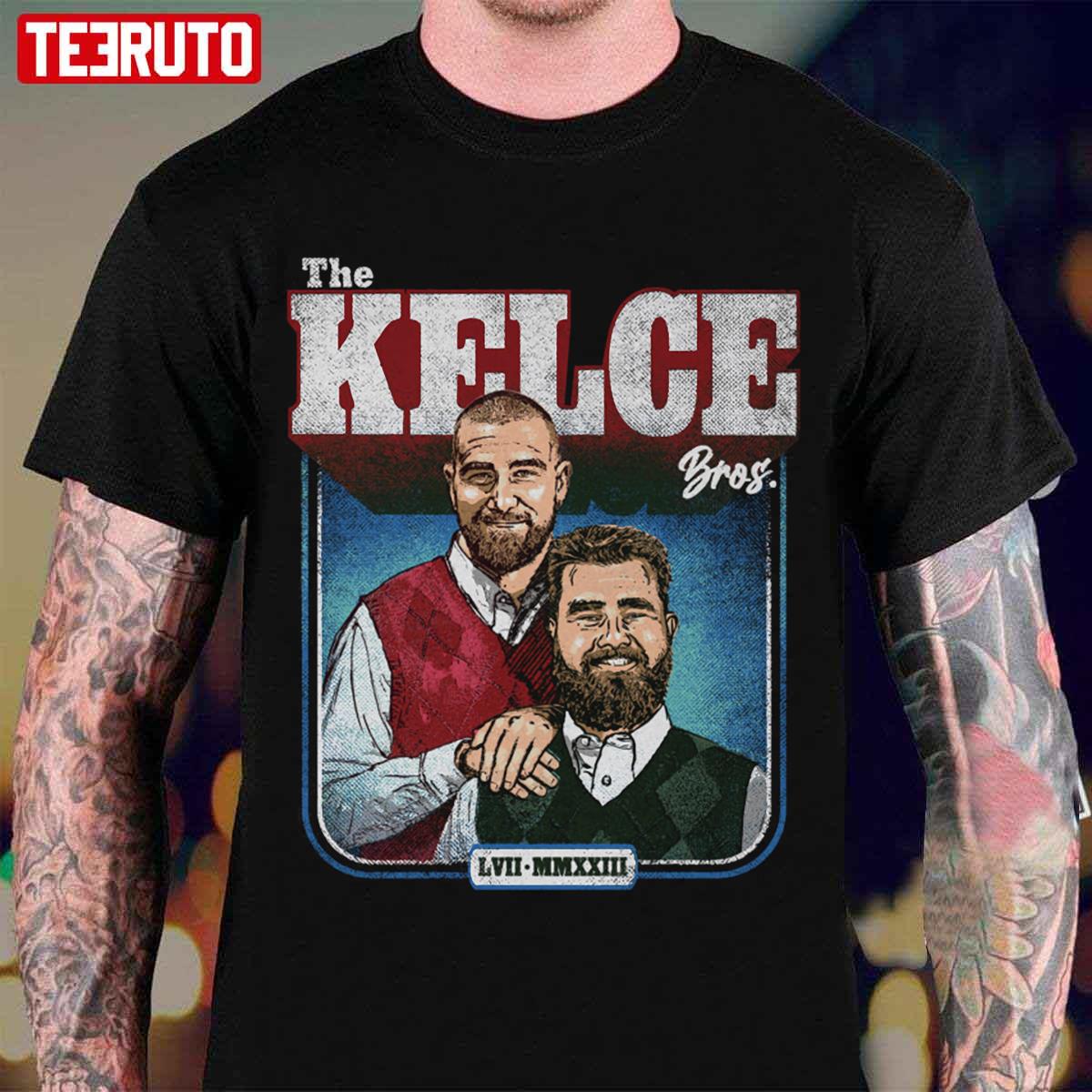 Jason Kelce & Travis Kelce The Kelce Bros Unisex T-Shirt