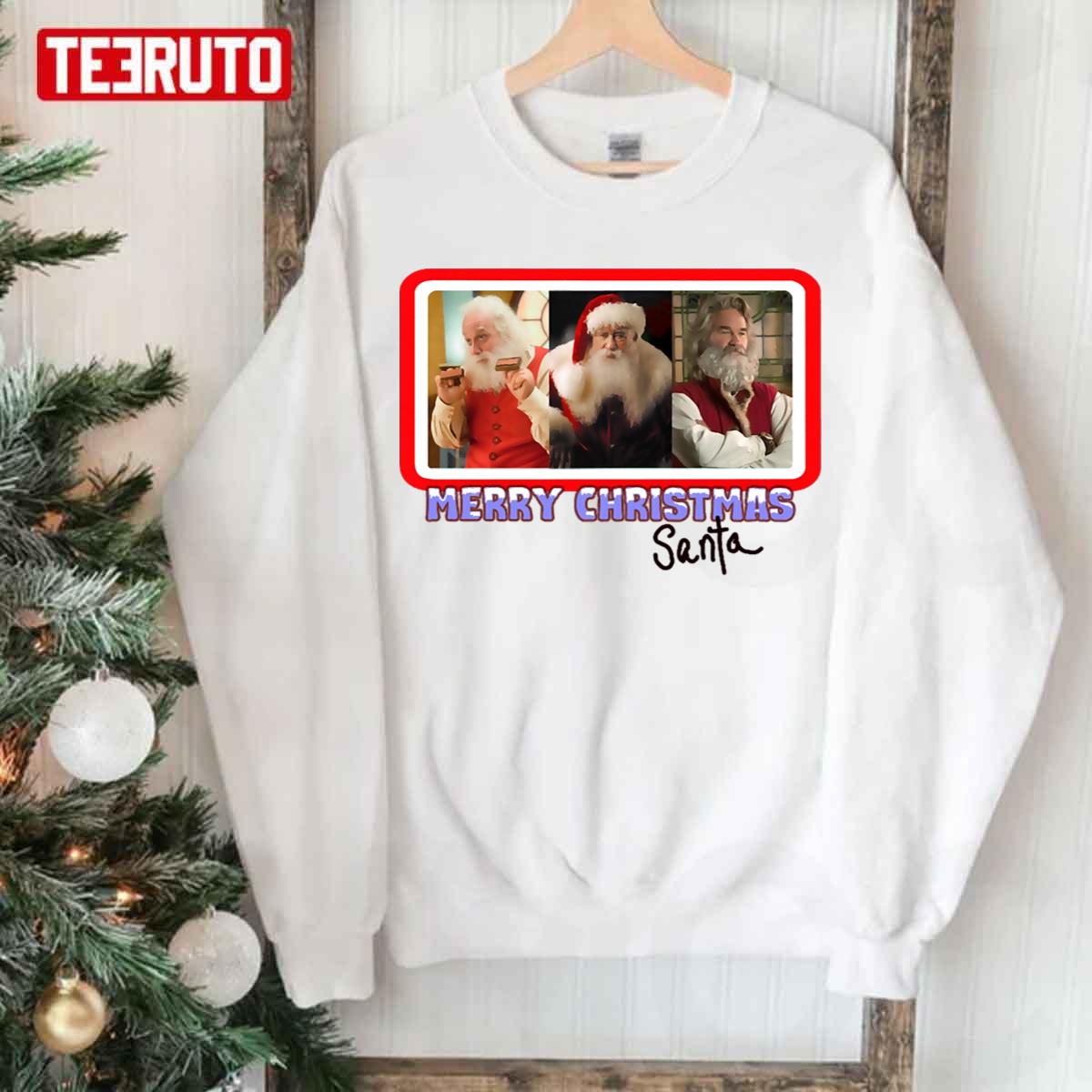 Merry Christmas From Your Favorite Movie Santa Claus Unisex Sweatshirt Merry Christmas From Your Favorite Movie Santa Claus Unisex Sweatshirt