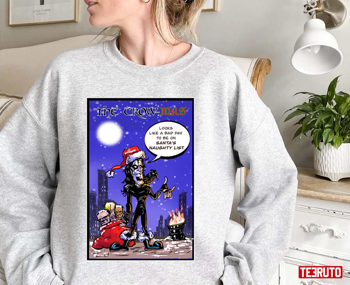 Merry Crow Mas Christmas Unisex Sweatshirt Teeruto 2903