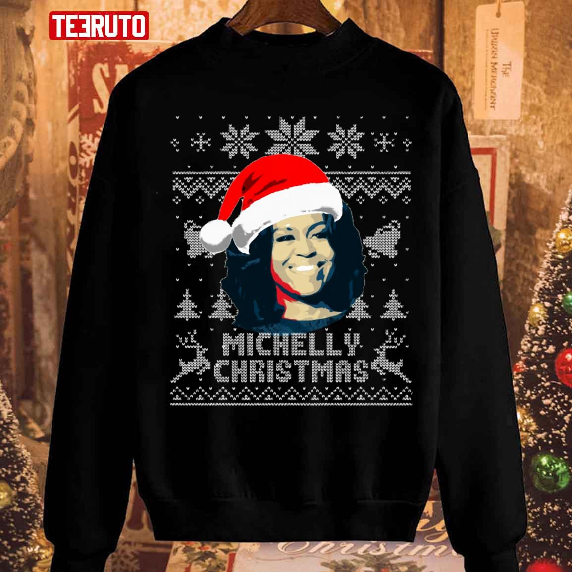 Michelle Obama Michelly Christmas Unisex Sweatshirt
