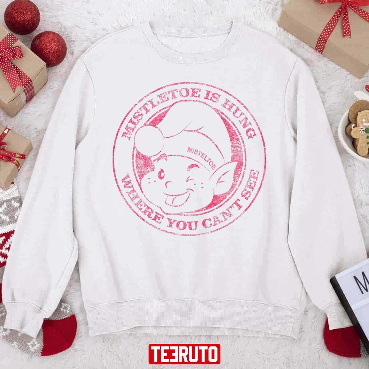 Mistletoe Hung Christmas Unisex Sweatshirt