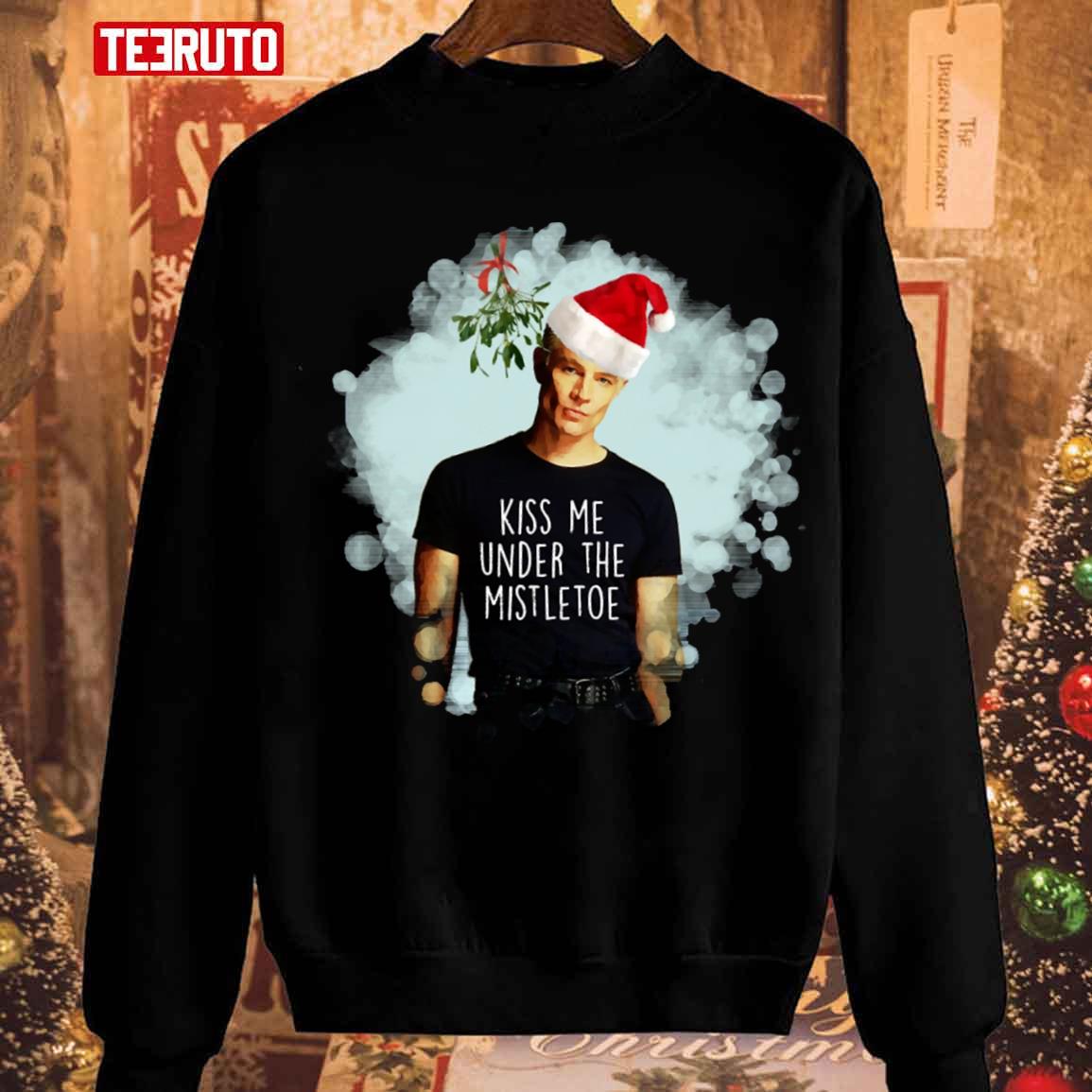 Mistletoe Spike Christmas Unisex Sweatshirt