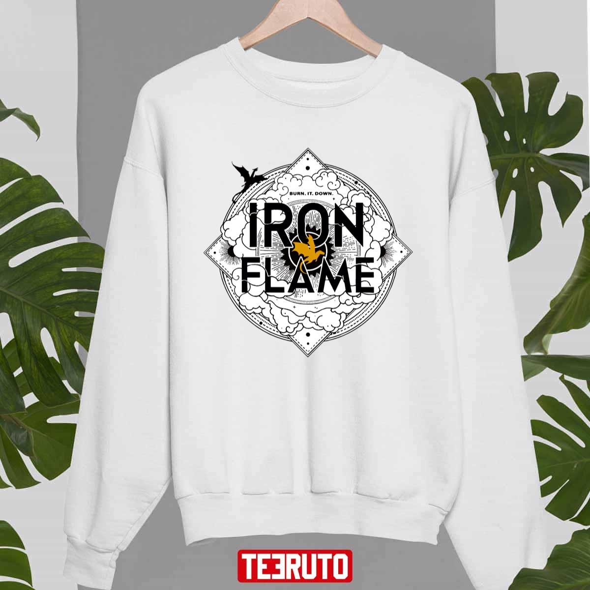 Novel Art Iron Flame Unisex Sweatshirt