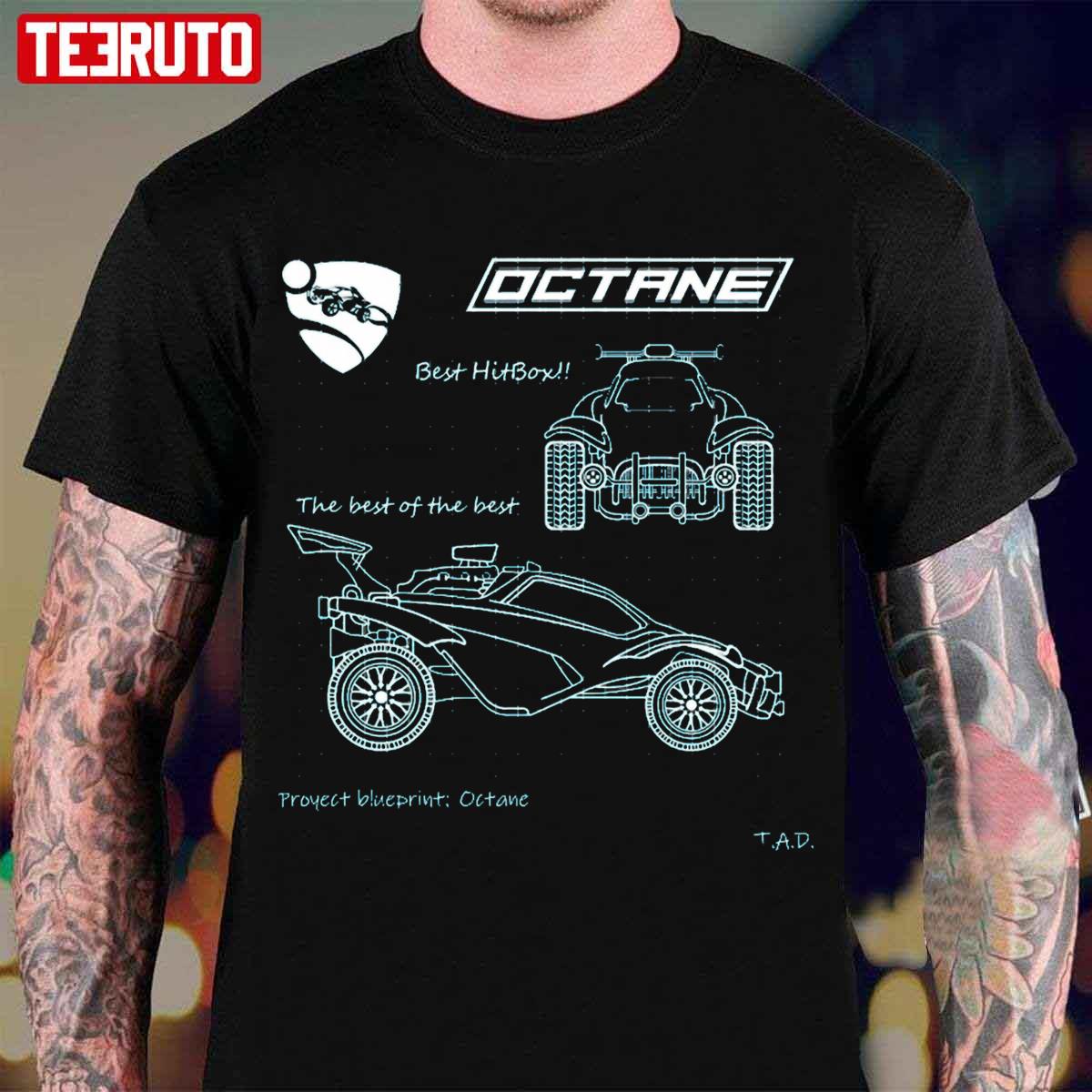Octane Blueprints [Rocket League] Unisex T-Shirt