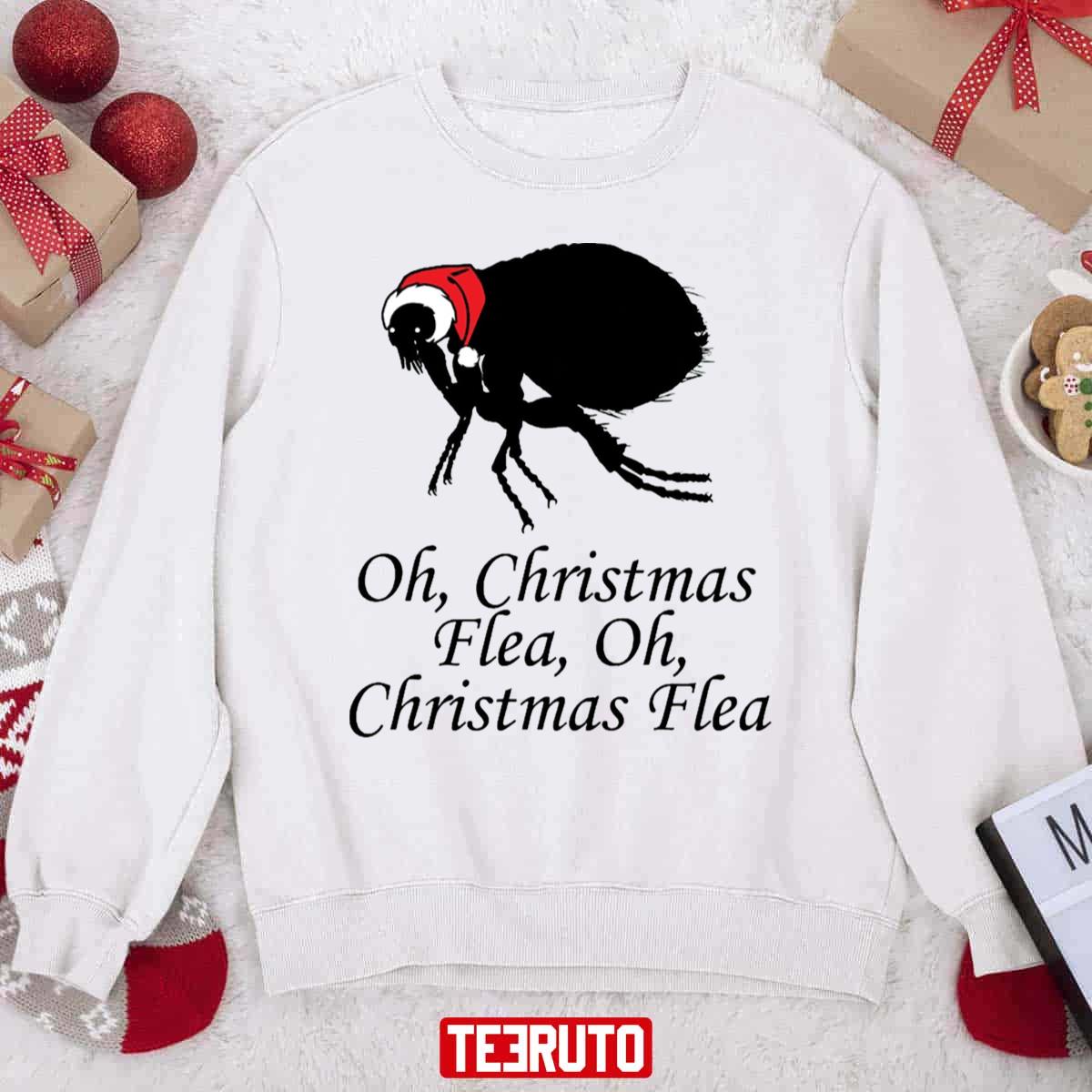 Oh Christmas Flea Funny Quote Unisex Sweatshirt