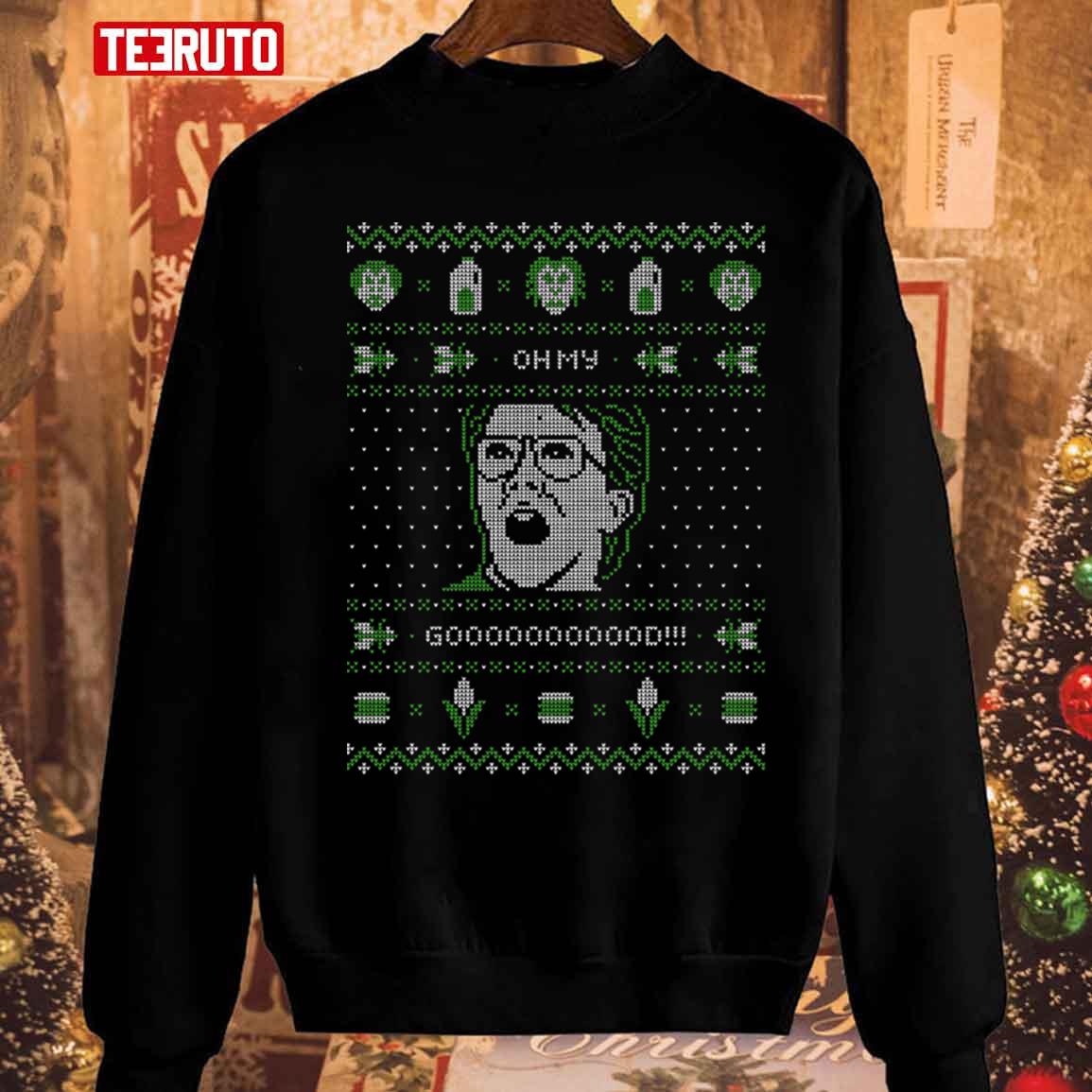 Omg Meme Christmas Screaming Unisex Sweatshirt