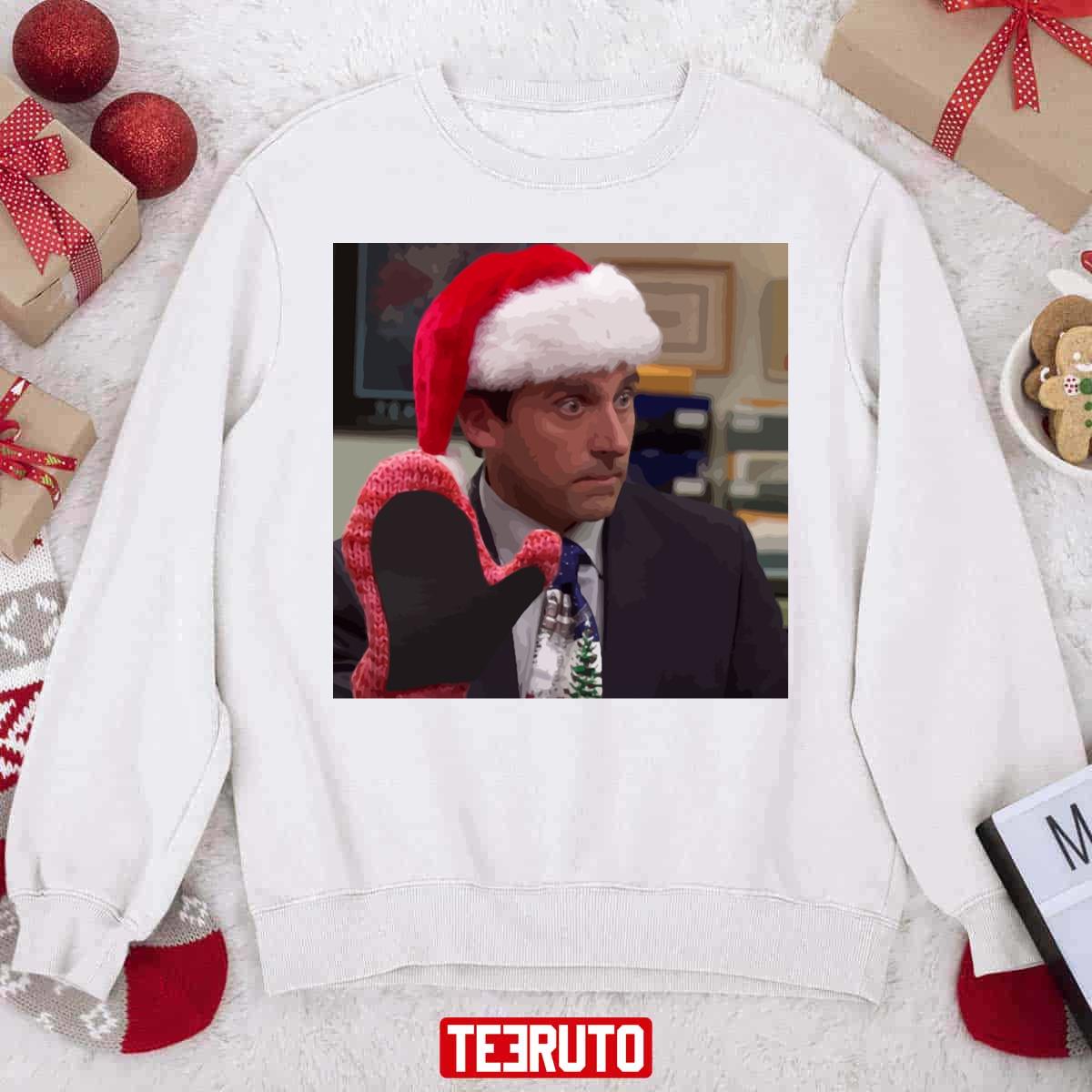 Oven Mitt Christmas The Office Unisex Sweatshirt