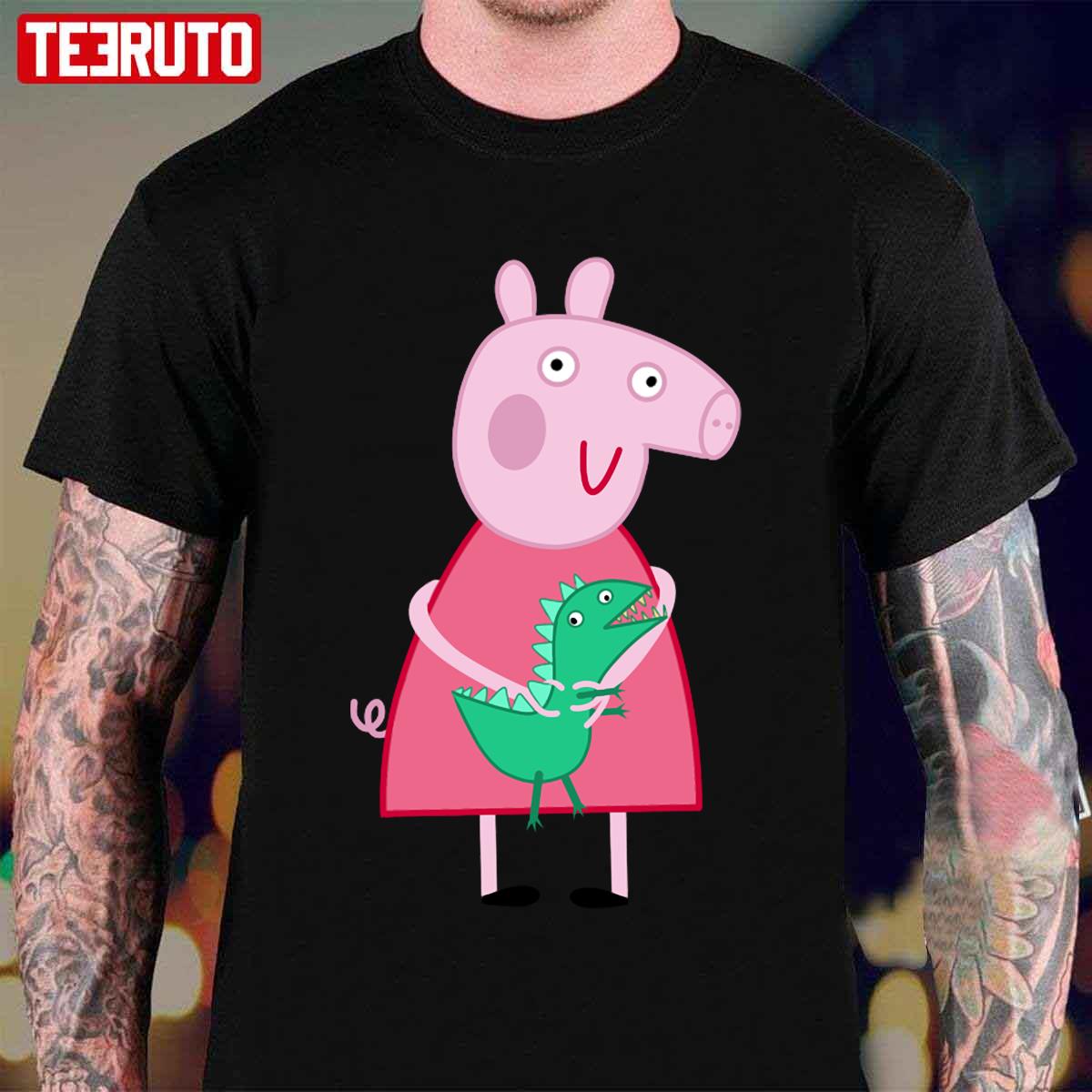 Peppa Pig And The Dinosaur Unisex T-Shirt