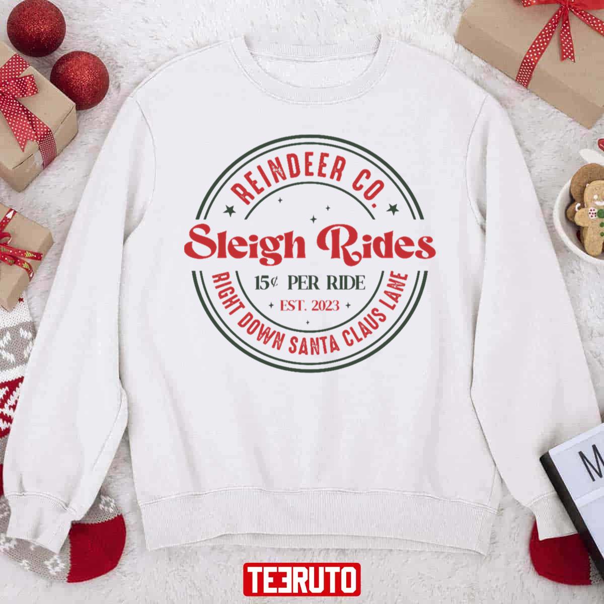 Sleigh Rides Christmas Unisex Sweatshirt