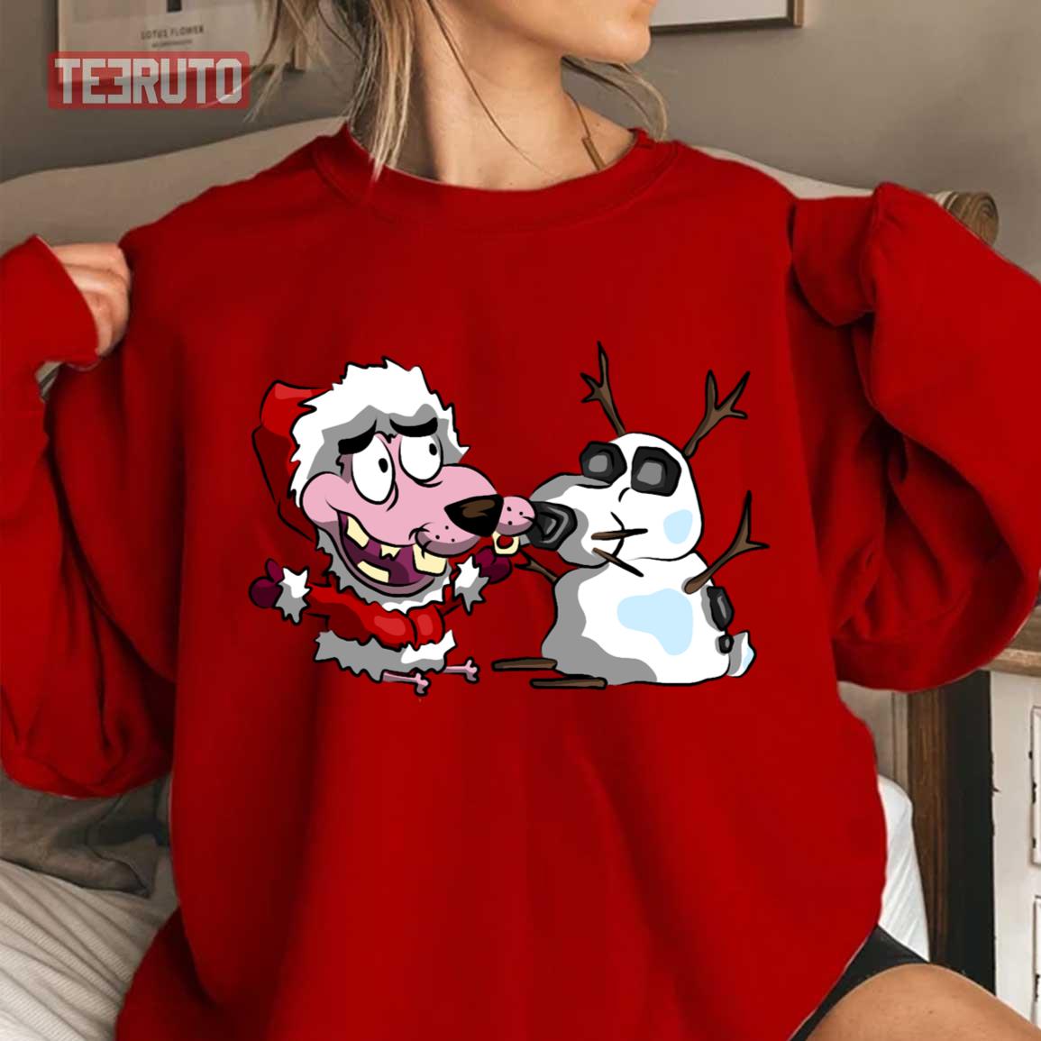 Snow Pup Snow Day Christmas 2023 Unisex Sweatshirt