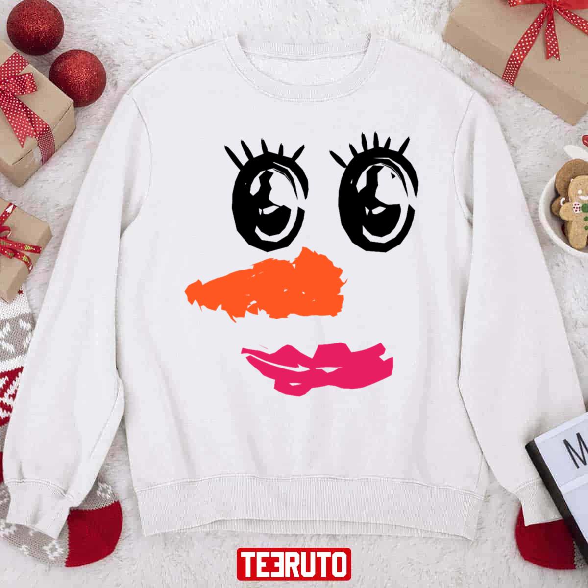 Snowman Face Matching Family Unisex Sweatshirt