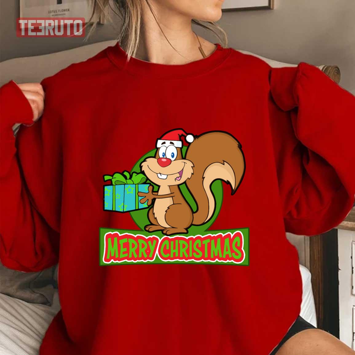 Squirrel Christmas 2023 Unisex Sweatshirt