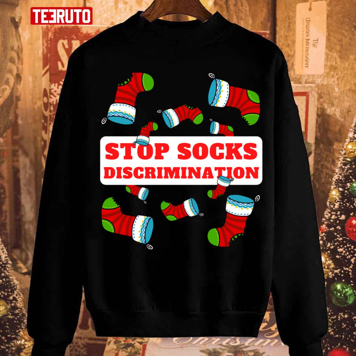 Stop Socks Discrimination Unisex Sweatshirt