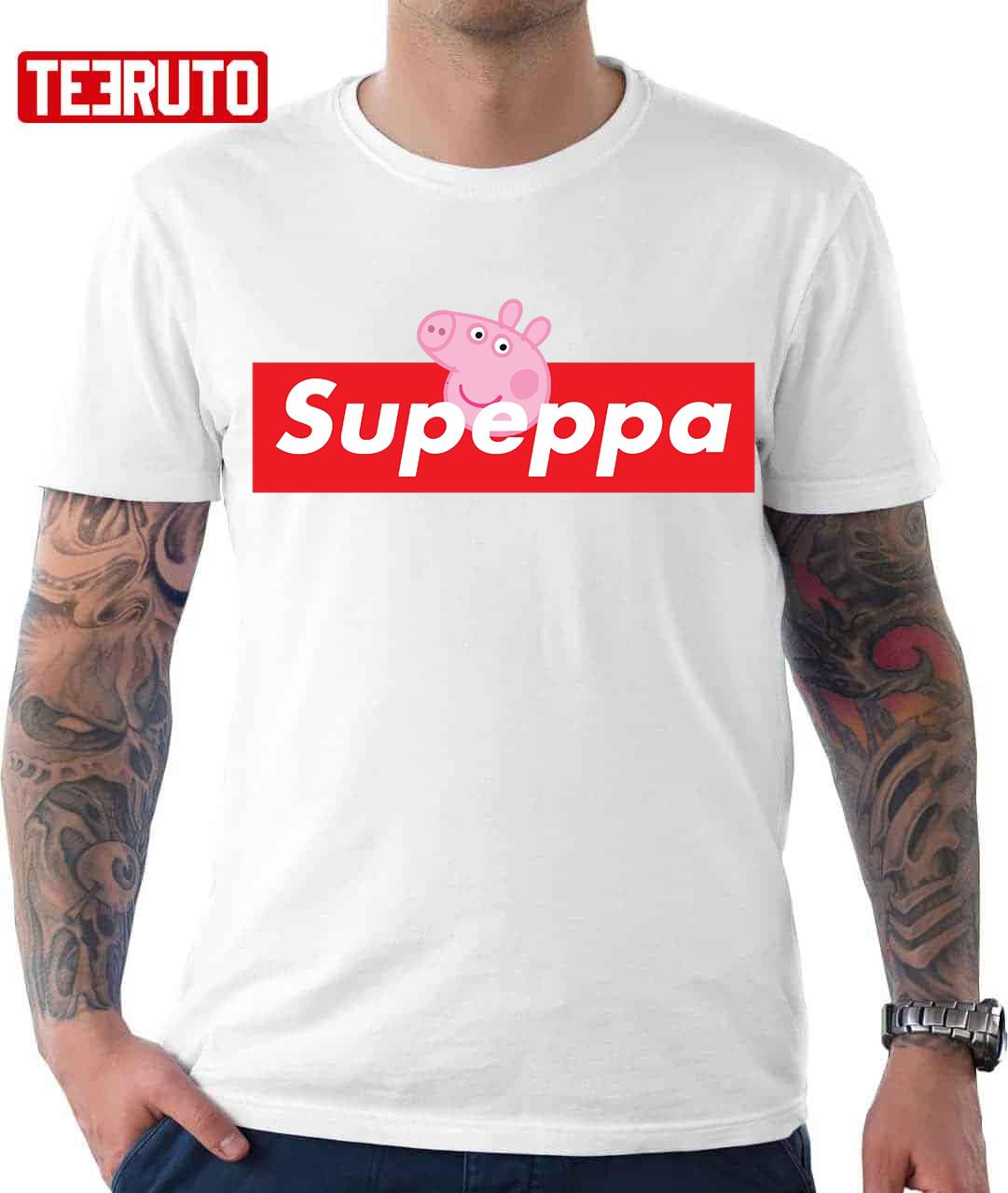 Supeppa Logo Peppa Pig Unisex T-Shirt - Teeruto
