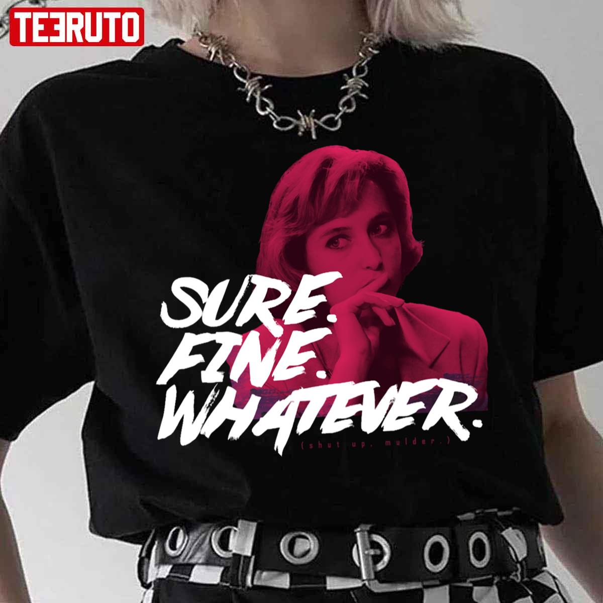 Sure Fine Whatever Pink Vintage Unisex T-Shirt