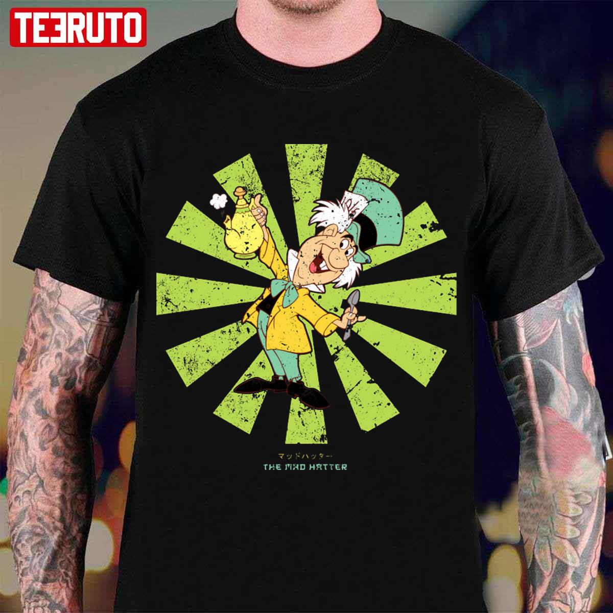 The Mad Hatter Retro Japanese Unisex T-Shirt
