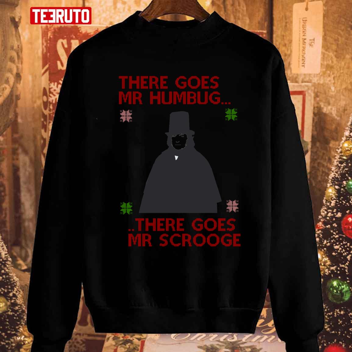 There Goes Mr Humbug Vintage Unisex Sweatshirt