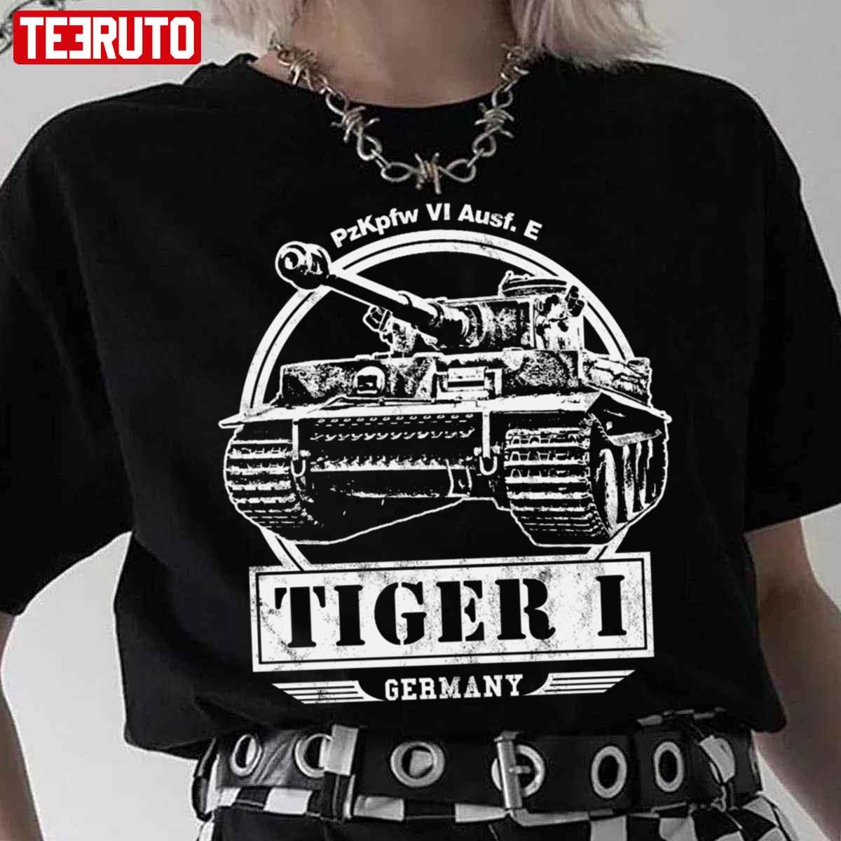 Tiger I Ww2 Tank Vintage Unisex T-Shirt