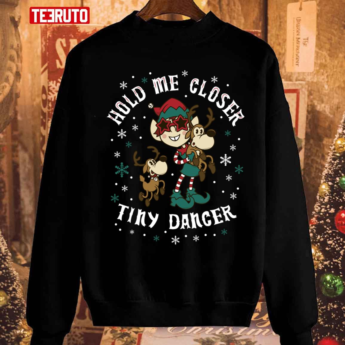 Tiny Dancer Musical Elf Xmas Unisex Sweatshirt