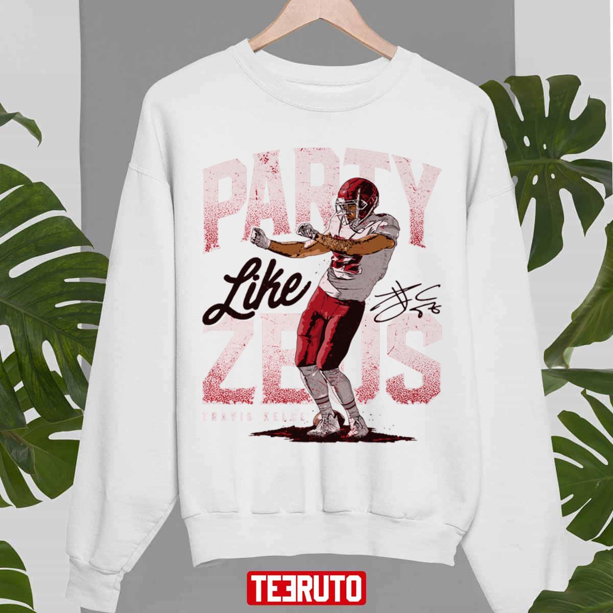 Travis Kelce Kansas City Zeus Party Unisex Sweatshirt