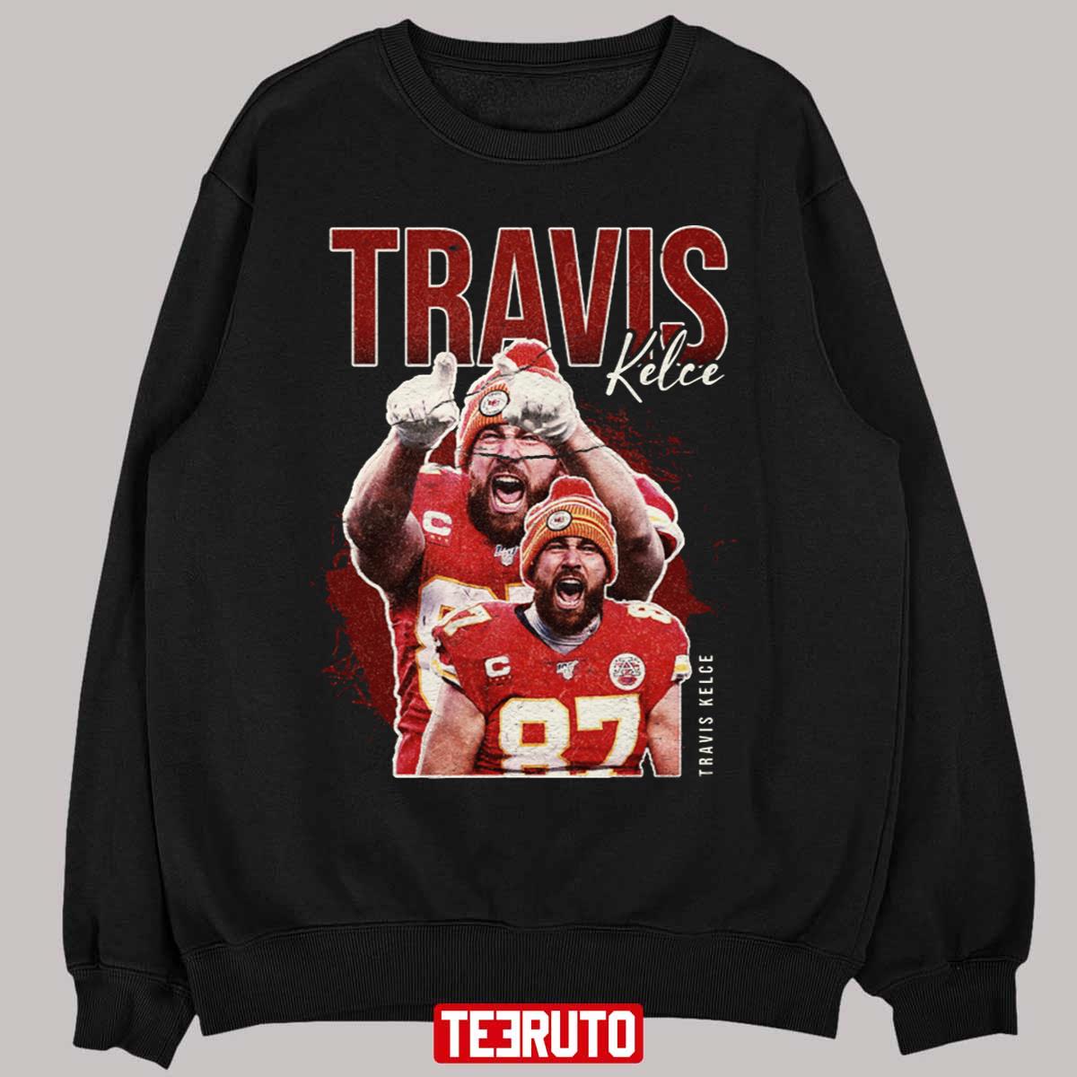 Travis Kelce Retro Graphic Unisex Sweatshirt